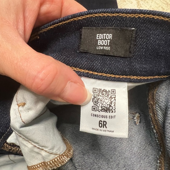 👖EXPRESS👖 NWOT Editor Boot Low Rise size 6R👖 - Picture 4 of 4